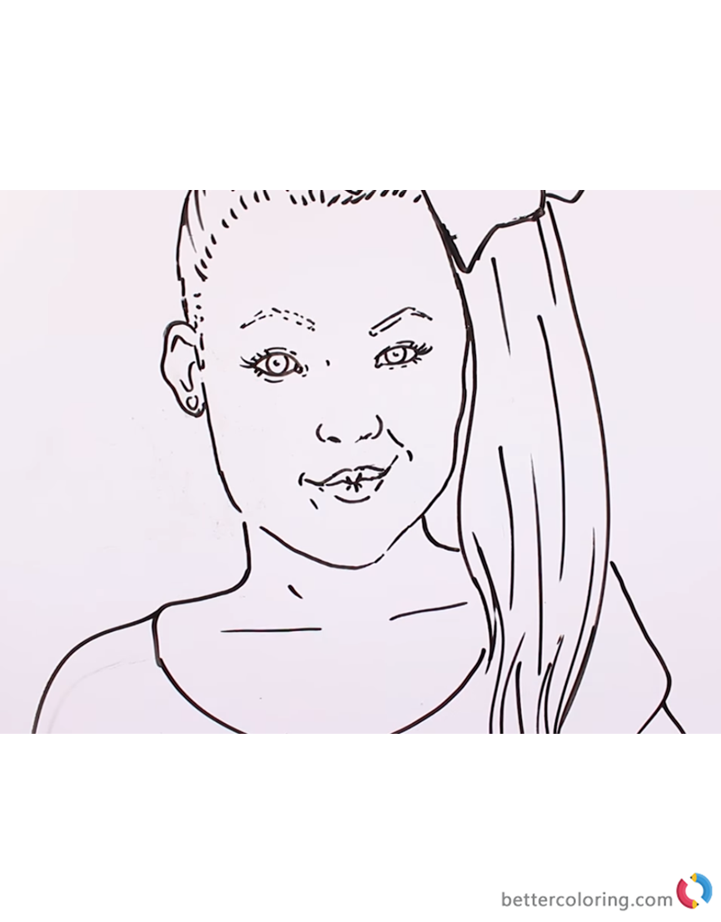 Jojo Siwa Coloring Pages To Print Free : Free Printable Jojo Siwa