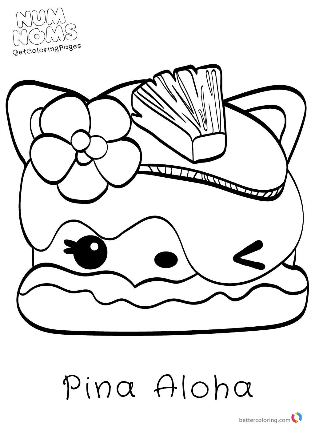 this coloring page Print this Coloring Page Num Noms Coloring