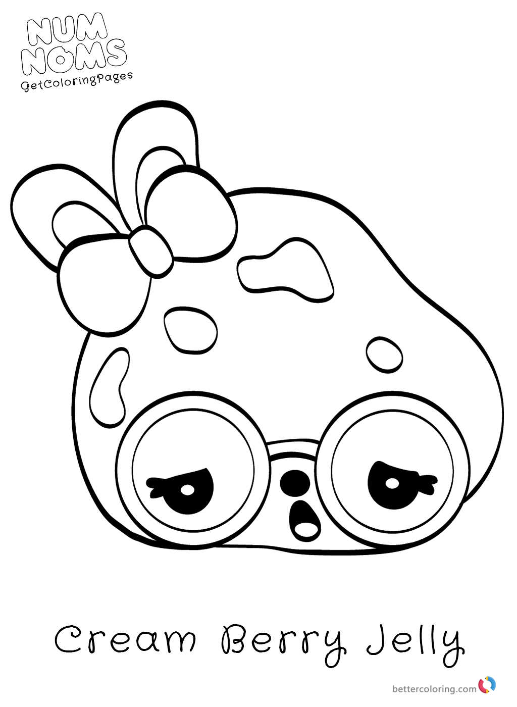 Num Noms Coloring Page for free Free Printable Coloring Pages