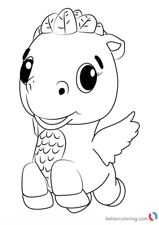 Cloud Ponette from Hatchimals Coloring Pages - Free Printable Coloring