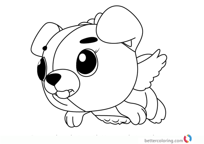 Cloud Puppit from Hatchimals Coloring Pages - Free Printable Coloring Pages