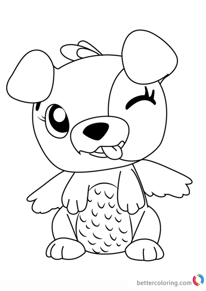 Puppit from Hatchimals Coloring Pages - Free Printable Coloring Pages