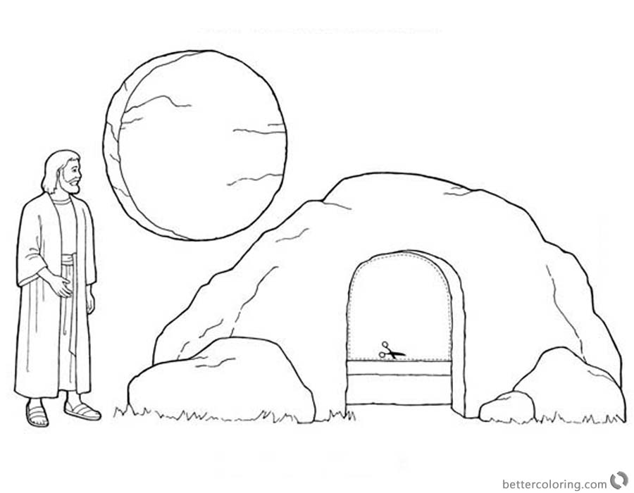 empty-tomb-cloring-pages-jesus-is-risen-easter-coloring-pages-free