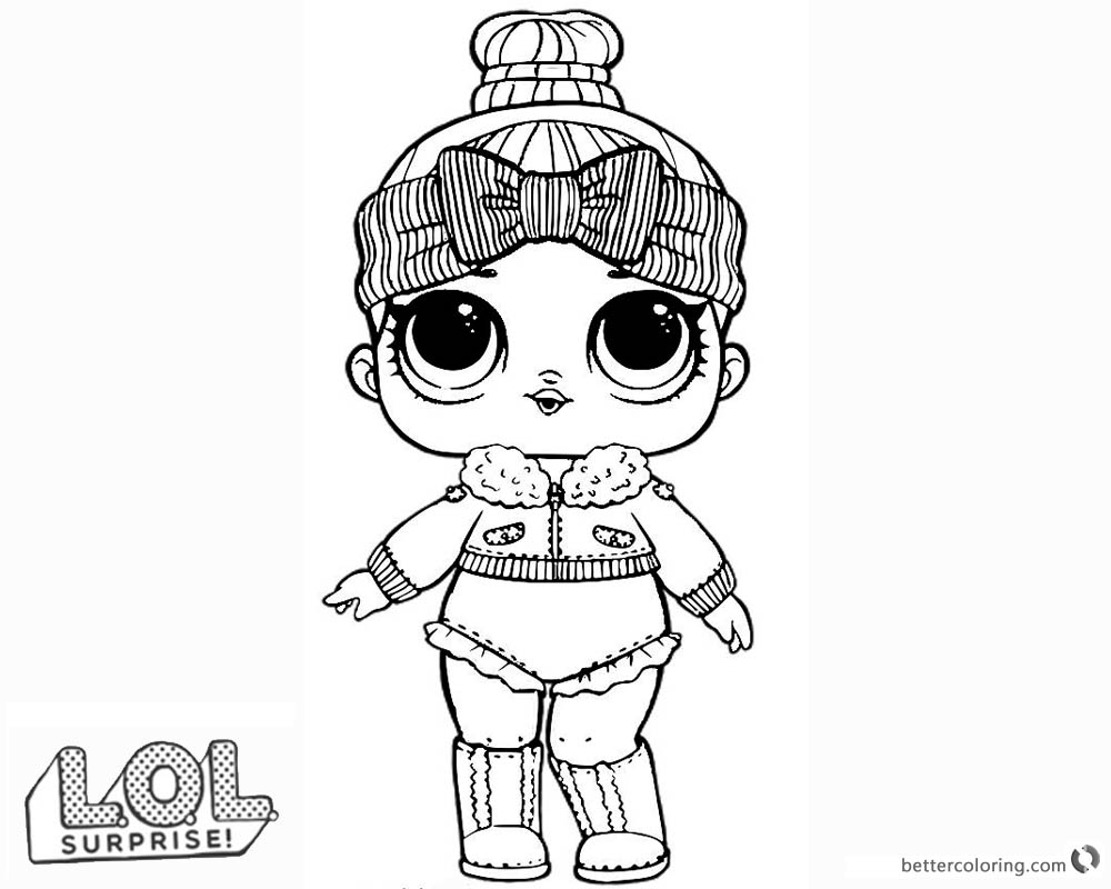 LOL Surprise Doll Coloring Pages Cozy Babe - Free ...