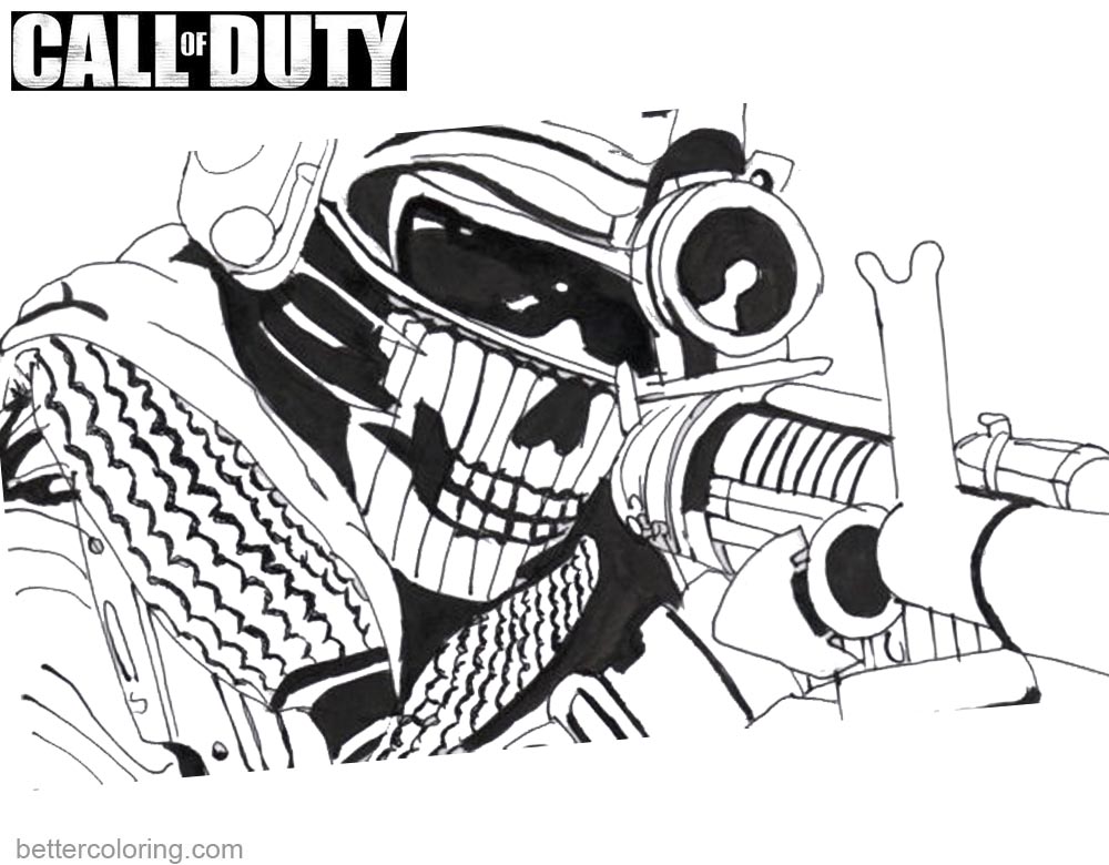 Call of Duty Printable Coloring Pages - Free Printable ...