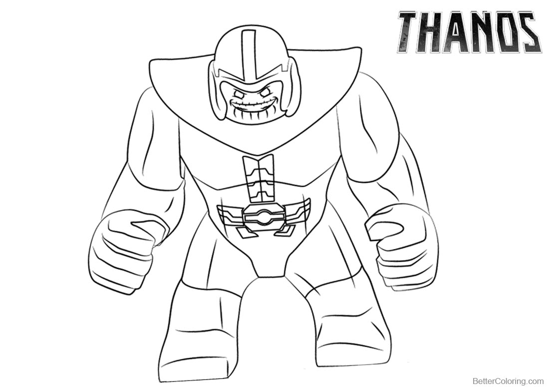 Coloriage Thanos A Imprimer