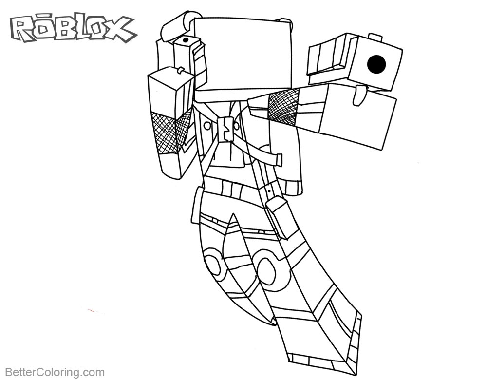 Roblox Minecraft Coloring Pages Fighting - Free Printable Coloring Pages