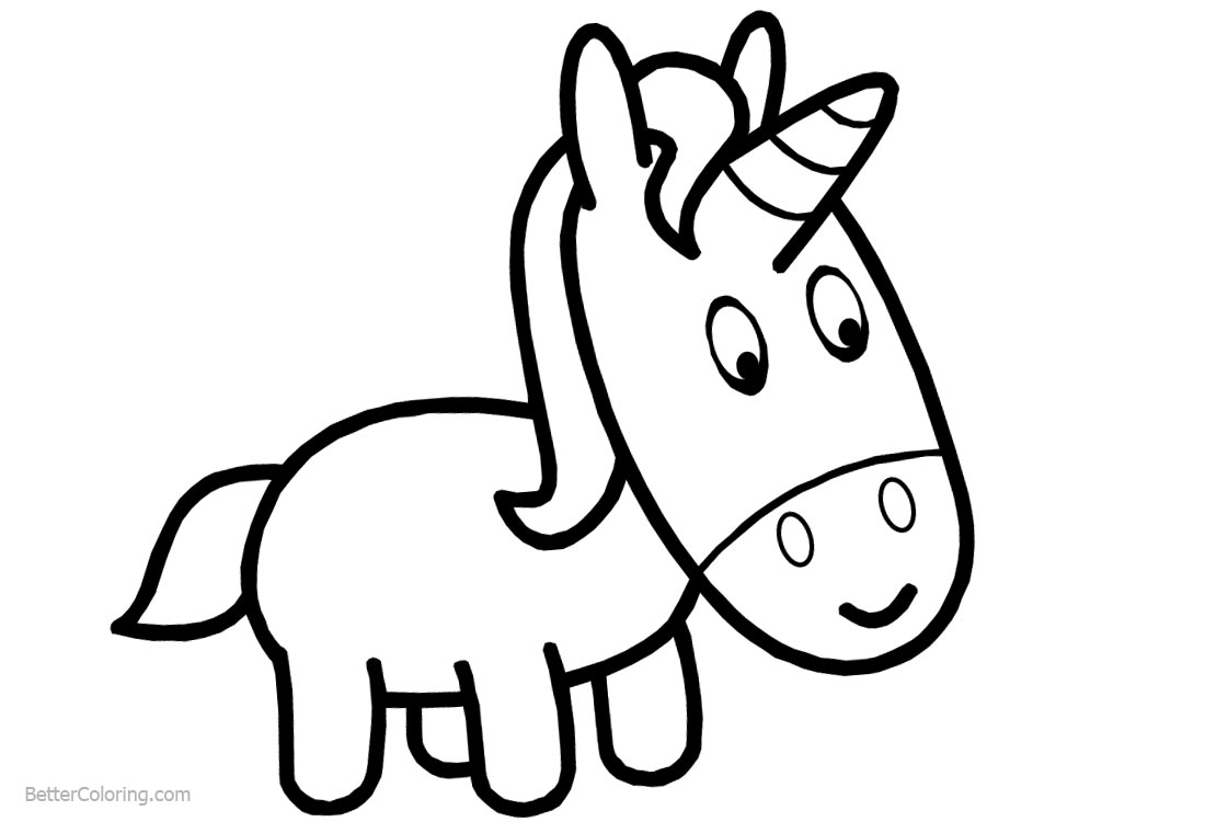 Baby Unicorn Coloring Pages Free Printable Coloring Pages