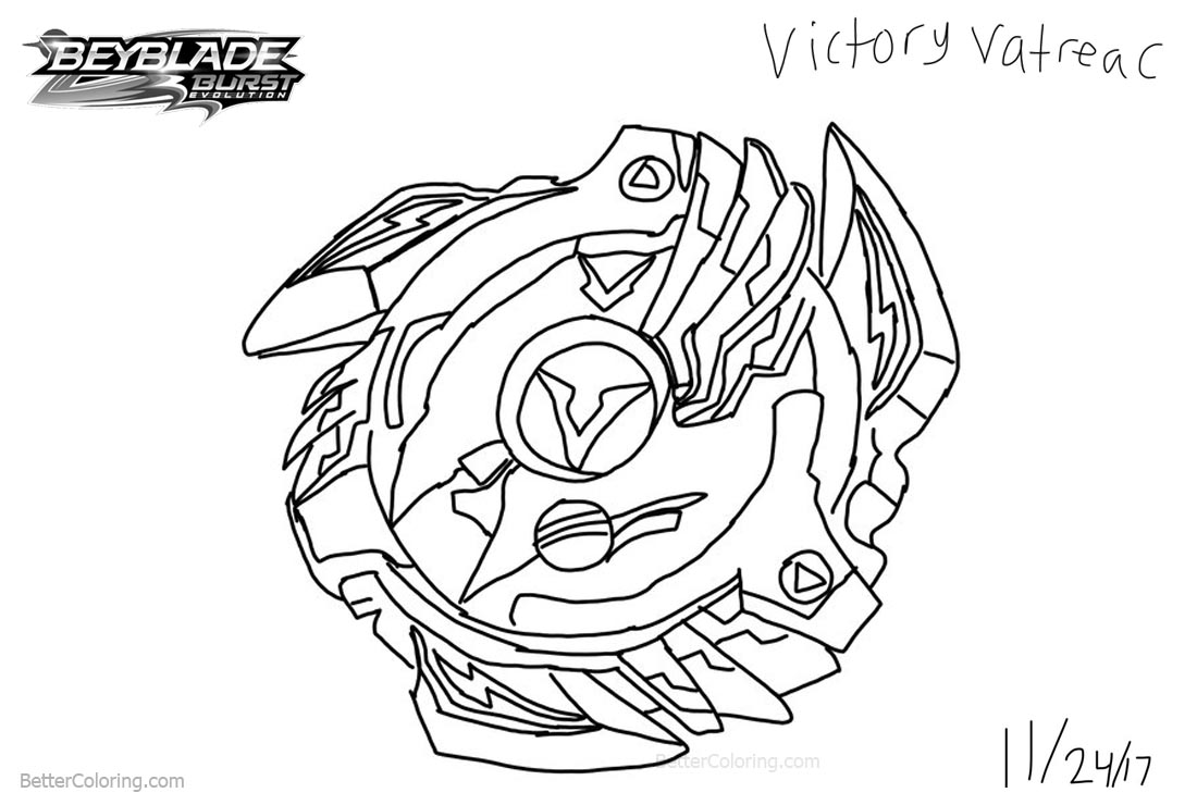 Beyblade Burst Coloring Pages Fan ART Drawing by TaylorLiuFilmsArt