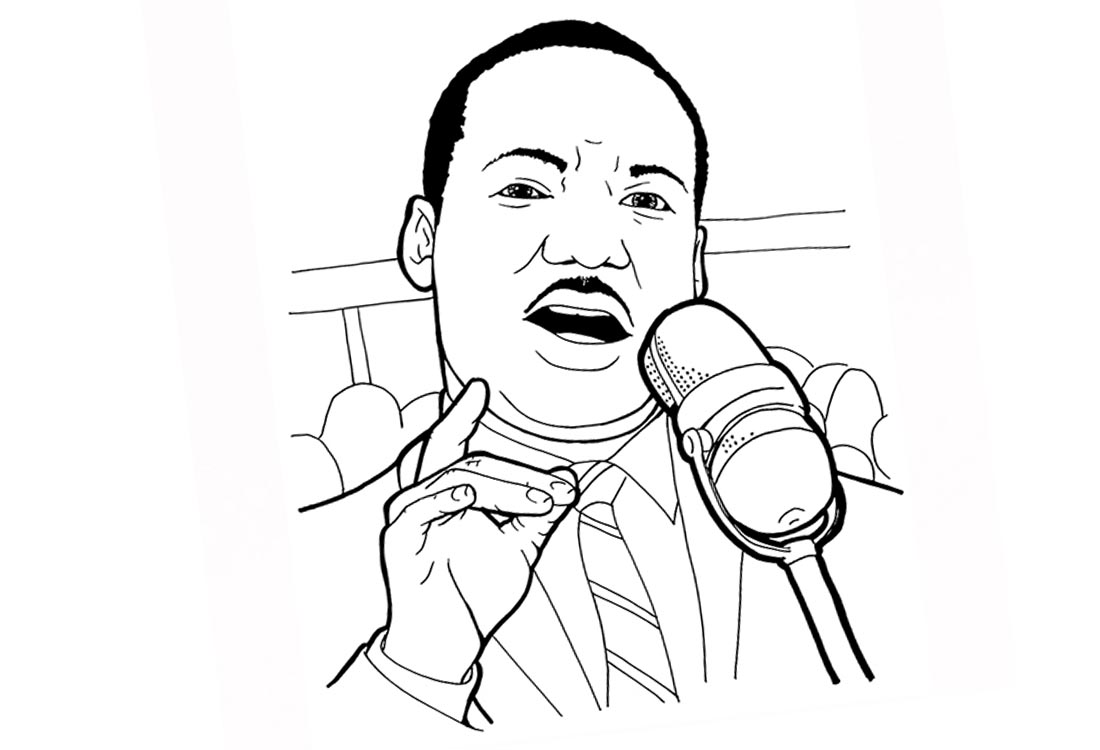 Martin Luther King Coloring Pages Free Printable Coloring Pages