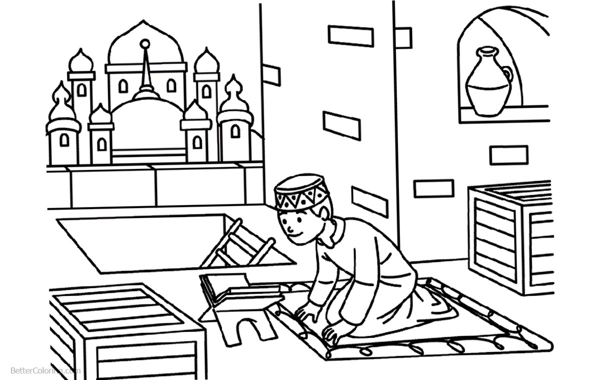 Ramadan Coloring Pages Clipart - Free Printable Coloring Pages