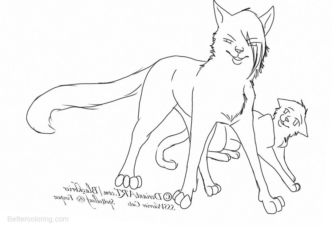Warrior Cats Coloring Pages Fan Art - Free Printable Coloring Pages