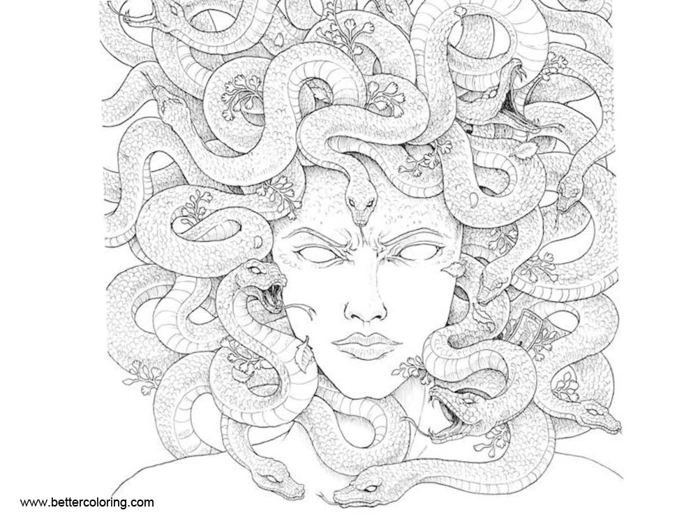 Mythomorphia Coloring Pages Free Printable Coloring Pages