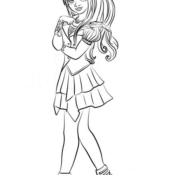 Ben Mal Descendants Coloring Pages Coloring Pages