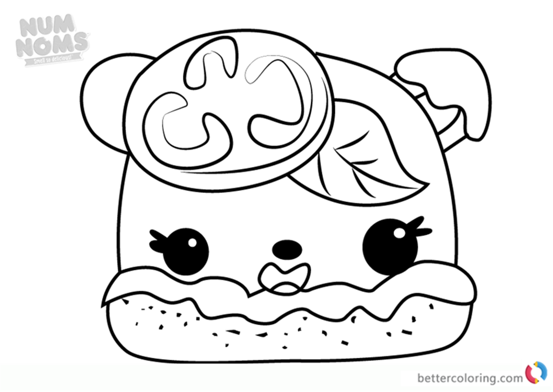 Margo Rita from Num Noms coloring pages printable. 