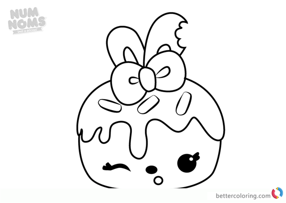 Mimi Mango from Num Noms coloring pages printable