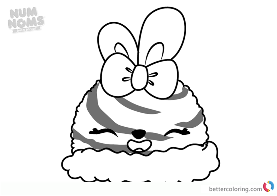 Mint Twirl Num Noms Coloring Pages Series 2 - Free Printable Coloring Pages