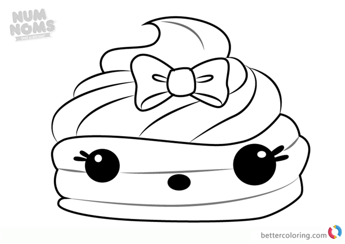 Mintee Gloss-Up from Num Noms coloring pages printable