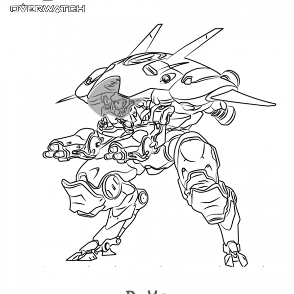 Reaper from Overwatch Coloring Pages Free Printable Coloring Pages