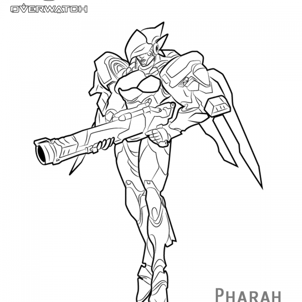 Reaper from Overwatch Coloring Pages Free Printable Coloring Pages