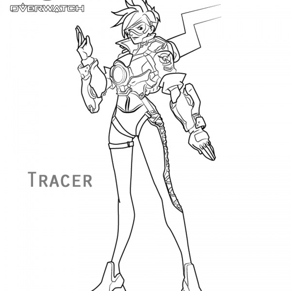 Widowmaker from Overwatch Coloring Pages - Free Printable Coloring Pages