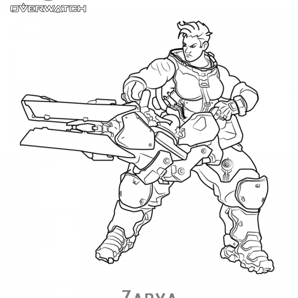 Reaper from Overwatch Coloring Pages - Free Printable Coloring Pages