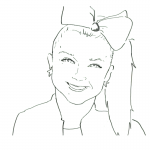 Jojo Siwa Coloring Pages Printable Free