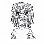 lil pump coloring pages Flex Like Ouu