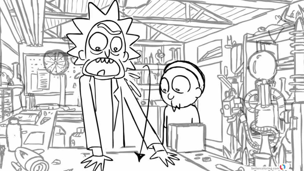 Download Rick And Morty Season 1 S01 EXTRAS 1080p BluRay Coloring Page Printable