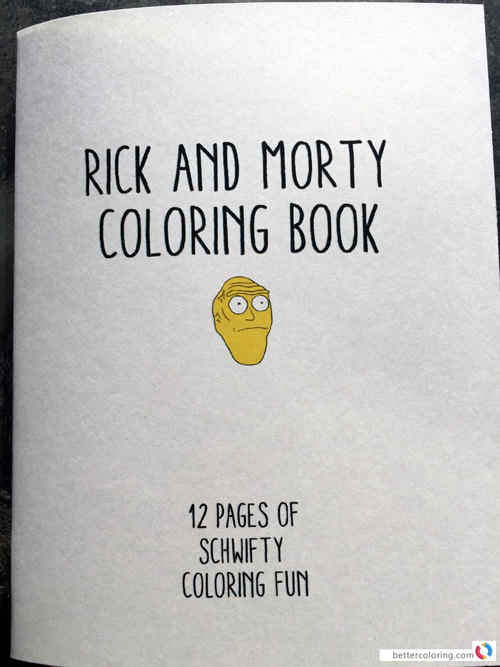 Rick And Morty Coloring Book Coloring Page Printable