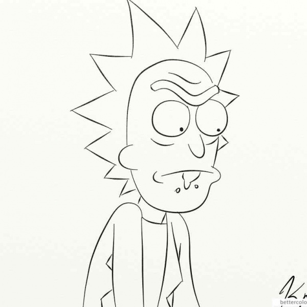 Rick and Morty Coloring Pages - Free Printable Coloring Pages