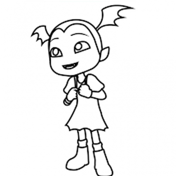 Vampirina coloring pages lineart - Free Printable Coloring Pages