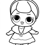 Cute LOL Surprise Doll Coloring Pages