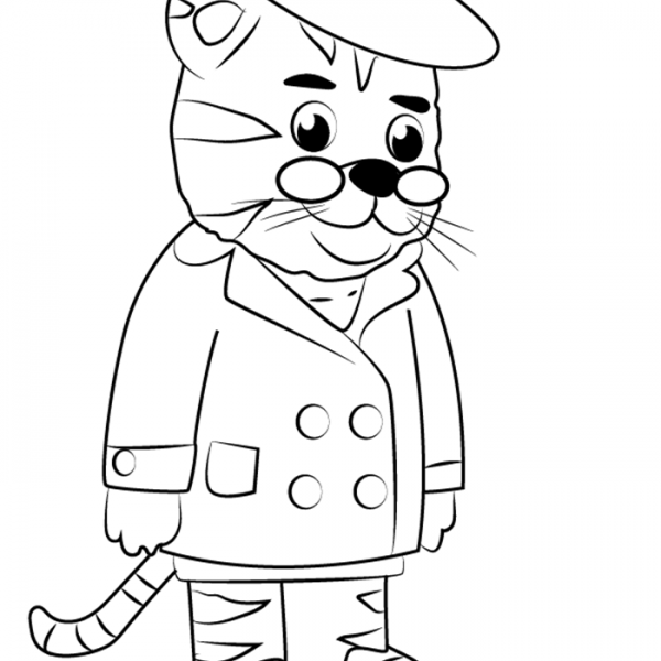 Prince Wednesday from Daniel Tiger Coloring Pages - Free Printable