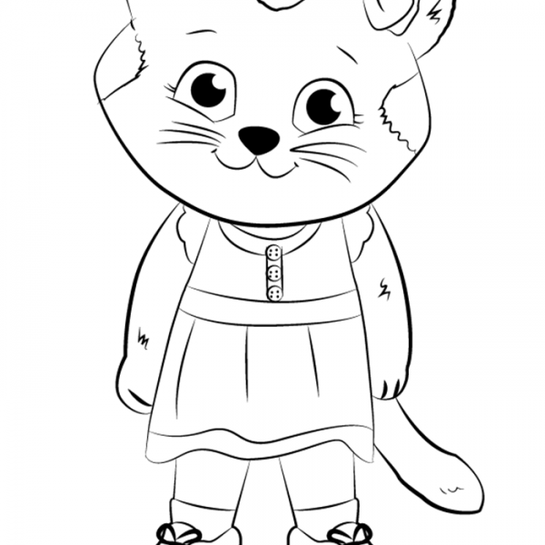 Miss Elaina from Daniel Tiger Coloring Pages - Free Printable Coloring ...