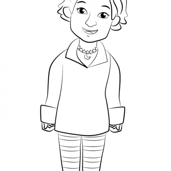 Prince Wednesday from Daniel Tiger Coloring Pages - Free Printable