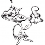Dr Seuss Green eggs and Ham Coloring Pages Food Time
