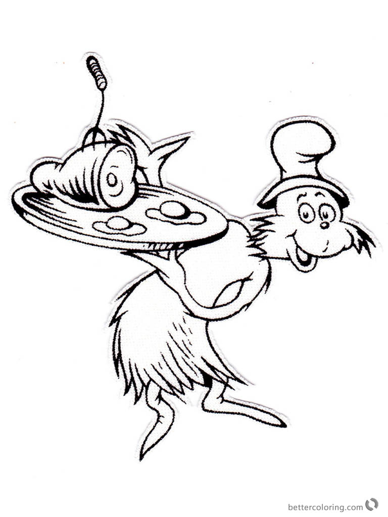 Download Dr Seuss Green eggs and Ham Coloring Pages Food Time ...