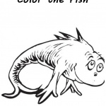 Dr Seuss One Fish Two Fish Coloring Pages Color the Fish