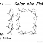 Dr Seuss One Fish Two Fish Coloring Pages color Number ten worksheet