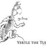 Dr Seuss Yertle the Turtle Coloring Page Turtle Sitting on a Rock