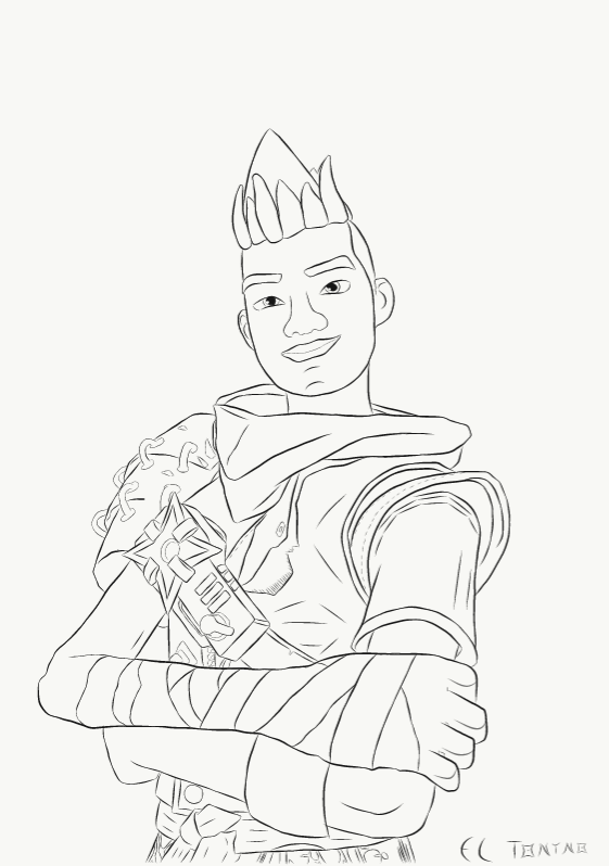 Fortnite coloring pages hero - Free Printable Coloring Pages