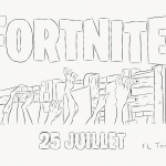 Fortnite logo coloring pages by El Tonyno