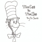 Free Dr Seuss The Cat in the Hat Coloring Pages