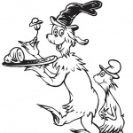 Funny Dr Seuss Green eggs and Ham Coloring PagesqFunny Dr Seuss Green eggs and Ham Coloring Pages