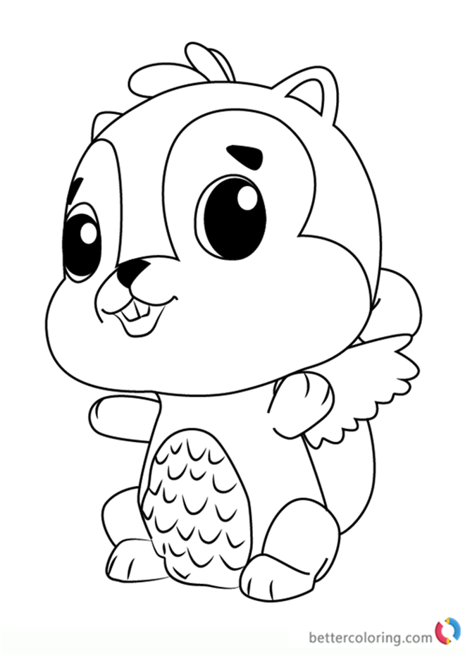 Chipadee From Hatchimals Coloring Pages Free Printable Coloring Pages