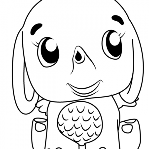 skunkle from hatchimals coloring pages free printable coloring pages