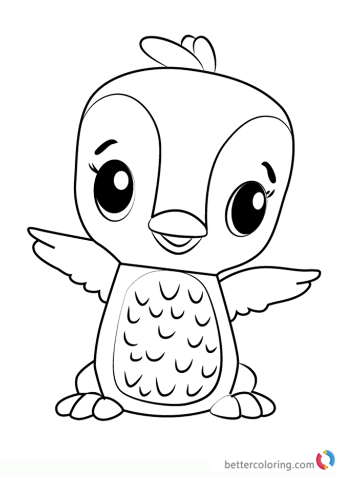 Polar Penguala from Hatchimals Coloring Pages Free