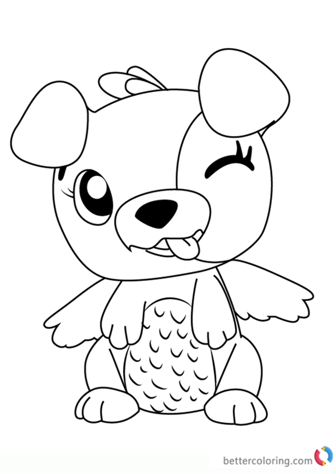 puppit from hatchimals coloring pages