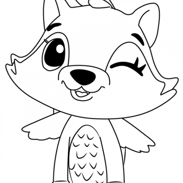 Hatchimals CollEggtibles Coloring Pages with Eyes - Free Printable